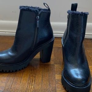 Dr. Martens Magdalena Heeled Boots Black Size 5